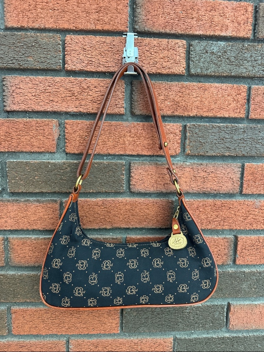 Brahmin Vintage Monogram Shoulder Bag